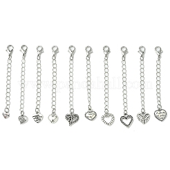 50Pcs 10 Style Iron Curb Chain Extender&nbsp;FIND-CJ0001-12