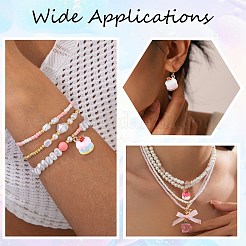 5Pcs 5 Colors Alloy Enamel Pendants&nbsp;ENAM-CJ0007-63