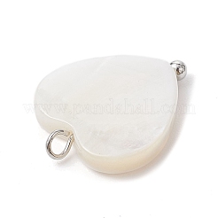 Natural Freshwater Shell Pendants&nbsp;PALLOY-JF02416-01