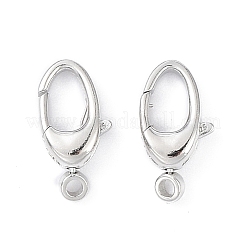 Anti-Tarnish Rhodium Plated 925 Sterling Silver Swivel Clasps&nbsp;STER-K173-23P