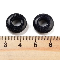 Synthetic Blue Goldstone European Beads&nbsp;G-C134-01C