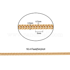 Ion Plating(IP) 304 Stainless Steel Diamond Cut Chunky Curb Chains&nbsp;CHS-CJ0001-30G