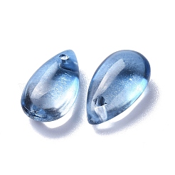 Transparent Glass Charms&nbsp;GLAA-O017-01G