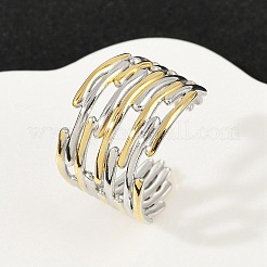 304 Stainless Steel Cuff Rings&nbsp;RJEW-H254-04GP