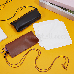 2Pcs 2 Colors PU Leather Glasses Storage Bags&nbsp;ABAG-CN0001-76
