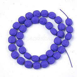 Spray Painted Non-magnetic Synthetic Hematite Beads Strands&nbsp;G-T116-29-19