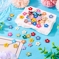 80Pcs 16 Styles Flower Computerized Embroidery Cloth Iron On Patches&nbsp;PATC-TA0001-14