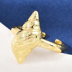 Brass Adjustable Cuff Rings&nbsp;RJEW-C139-02G