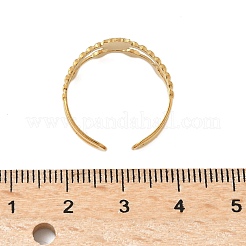 304 Stainless Steel Cuff Rings&nbsp;RJEW-P150-13G