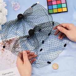 Polyester Mesh Bridal Veils&nbsp;AJEW-WH0470-10B