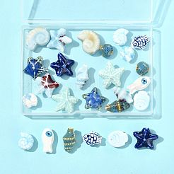 26Pcs 13 Styles Handmade Porcelain Beads&nbsp;PORC-FS0001-40