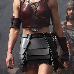 Medieval Viking PU Leather Belt Skirt&nbsp;AJEW-WH20077-031A