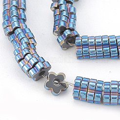 Electroplate Non-magnetic Synthetic Hematite Beads Strands&nbsp;G-T061-134A