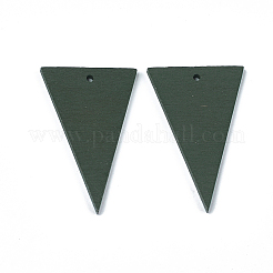 Spray Painted Wood Pendants&nbsp;LS-WOOD-T017-01A