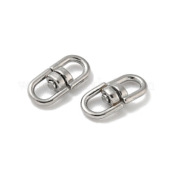 304 Stainless Steel Double Eye Swivel Clasps&nbsp;STAS-L300-011B-P