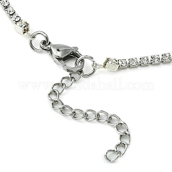 Crystal Rhinestone Tennis Necklace&nbsp;NJEW-JN04452