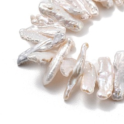 Natural Baroque Keshi Pearl Beads Strands&nbsp;PEAR-P064-03B-02C