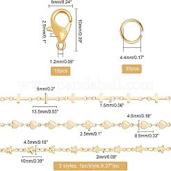 3 Styles 3m Link Chains&nbsp;DIY-CA0002-04