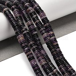 Natural Purple Fluorite Beads Strands&nbsp;G-G175-N24-01