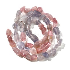 Natural Quartz & Tanzanite Stone Beads Strands&nbsp;G-L610-B23-02