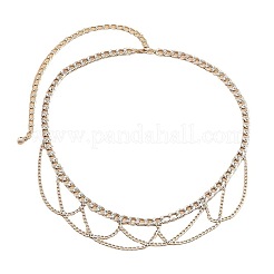 Alloy Twisted Link Chain Tassel Waist Chains for Women&nbsp;WG41EDD-01