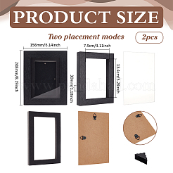 Plastic Trading Card Display Frame&nbsp;AJEW-WH0606-35A