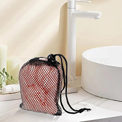 10Pcs Polyester Mesh Drawstring Bags&nbsp;ABAG-CN0001-43B