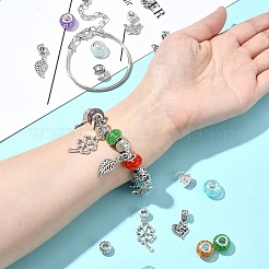DIY Garden Theme Alloy & Brass European Style Bracelet Making Kits&nbsp;DIY-FS0007-26