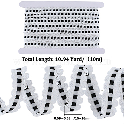 10M 10% Spandex & 90% Nylon Lace Elastic Ribbon&nbsp;OCOR-CY0001-12E