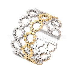 304 Stainless Steel Cuff Rings for Women&nbsp;SA-CBA82C8-10GP