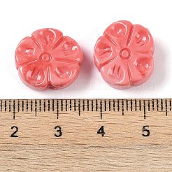 Synthetic Shell Dyed Carved Beads&nbsp;SHEL-H005-15