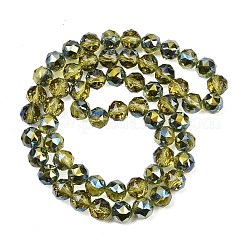 Transparent Electroplate Glass Beads Strands&nbsp;EGLA-N002-34C-B16