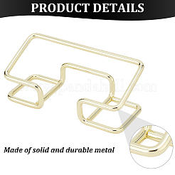 Iron Business Card Holder&nbsp;AJEW-WH0470-89G