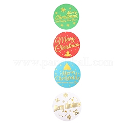 Christmas Themed Flat Round Roll Stickers&nbsp;LS-DIY-B045-17B