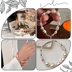 40Pcs 925 Sterling Silver Beads&nbsp;STER-BBC0002-04A