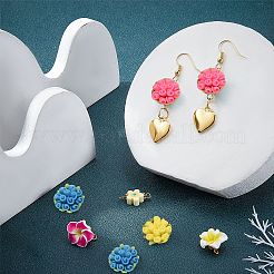 60Pcs 3 Style Handmade Polymer Clay Links Connectors&nbsp;FIND-SC0001-85