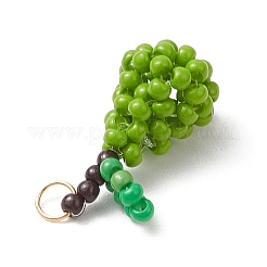 Glass Seed Beaded Pendants&nbsp;PALLOY-MZ00481