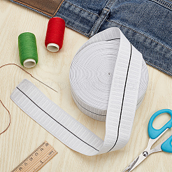 10 Yards Flat Polyester Elastic Cord&nbsp;SRIB-BC0001-35A