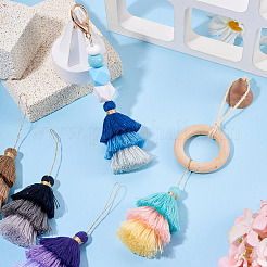 12Pcs 6 Styles Nylon Thread Tassel Big Pendant Decorations&nbsp;FIND-TA0009-18
