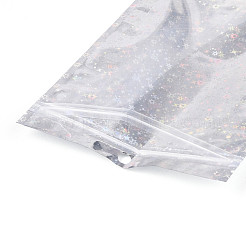 Glitter Holographic Star Plastic Packaging Yin-yang Resealable Bags&nbsp;OPP-N002-02B