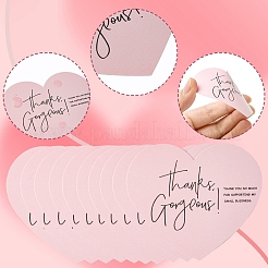 1 Bag Coated Paper Thank You Greeting Card&nbsp;DIY-FS0007-87