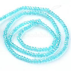 Electroplate Glass Beads Strands&nbsp;EGLA-R048-2mm-08