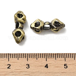 Tibetan Style Rack Plating Brass Connector Charms&nbsp;KK-Q805-08AB