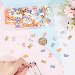 160Pcs 8 Colors Resin Cabochons&nbsp;AJEW-HY0001-40
