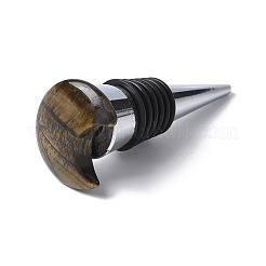 Moon Natural Tiger Eye Wine Stoppers&nbsp;LS-DJEW-P021-D01
