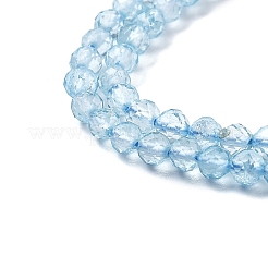 Natural Blue Topaz Beads Strands&nbsp;X-G-H079-A02-03