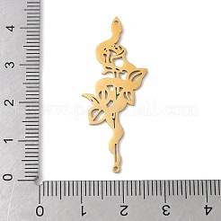 201 Stainless Steel Filigree Pendants&nbsp;LS-STAS-K298-10G