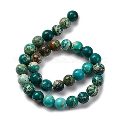 Dyed Natural Regalite/Imperial Jasper/Sea Sediment Jasper Beads Strands&nbsp;X-G-B124-C02-13