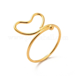 201 Stainless Steel Wrapped Fing Rings for Women&nbsp;STAS-K247-03G