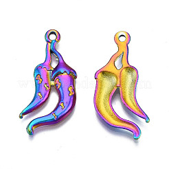 Rack Plating Rainbow Color Alloy Pendants&nbsp;PALLOY-S180-327